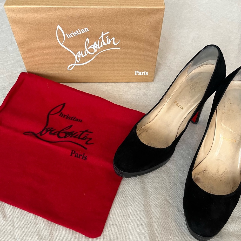 Christian Louboutin Suede Pumps